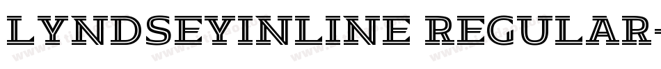 LyndseyInline Regular字体转换